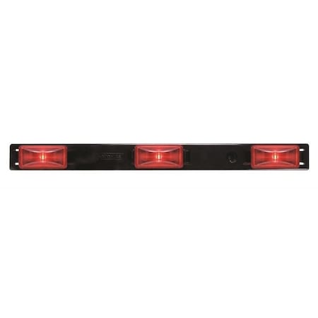 Optronics Red Identification Light Bar MCL83RB